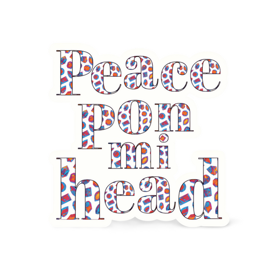 Peace - 4" Sticker